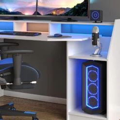 Computertisch "Joel" Weiß 180 X 66 Cm Vicco -Möbel Store 20240313 m3377 05 ol