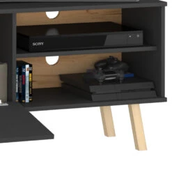 Lowboard "Hans" Anthrazit/Eiche 125 X 58.9 Cm Vicco -Möbel Store 4128 06 ol