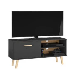 Lowboard "Hans" Anthrazit/Eiche 125 X 58.9 Cm Vicco -Möbel Store 4128 07 ol