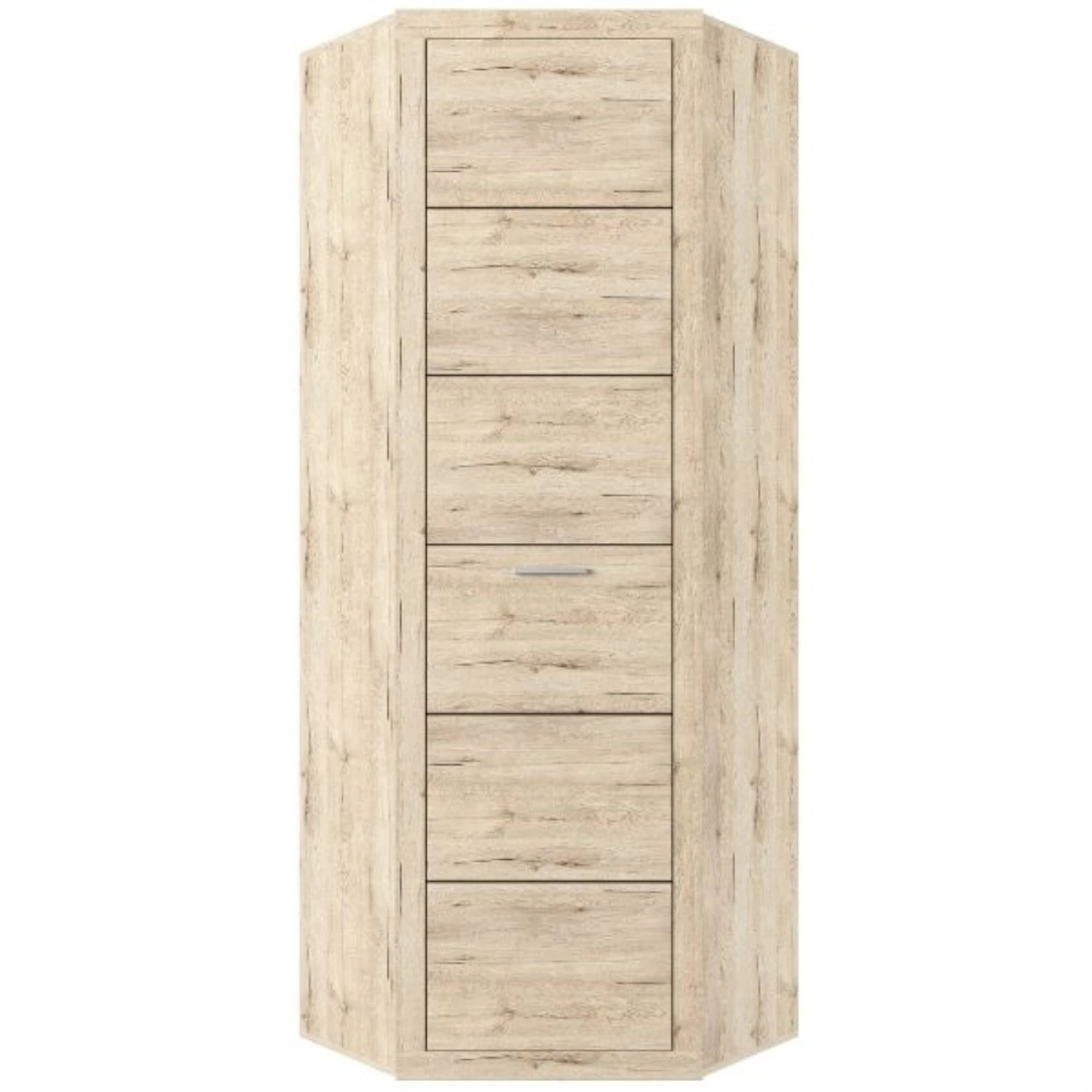 Eckkleiderschrank "Oswald" Eiche 78 X 78 Cm OK-Living 3 Eckkleiderschrank "Oswald" Eiche 78 X 78 Cm OK-Living