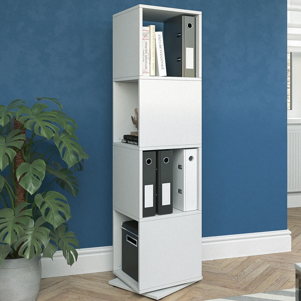 Drehregal Weiß 35 X 142 Cm Vicco 7 Drehregal Weiß 35 X 142 Cm Vicco – Bild 5