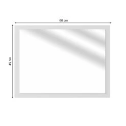 Badezimmerspiegel "Kiko" Weiß Hochglanz 45 X 60 Cm Vicco -Möbel Store m1099 03 ol