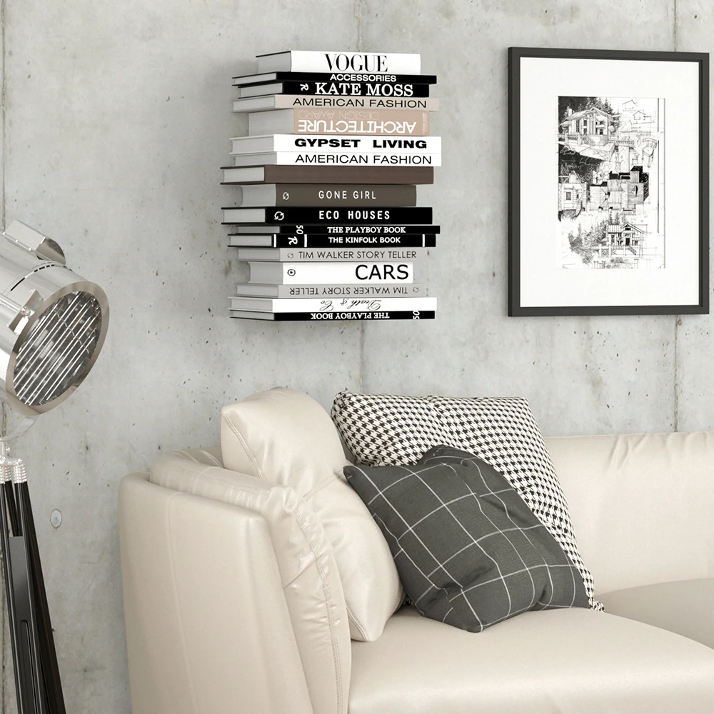 Wandregal "Ghost" Silber 12.5 X 9 Cm 4er Set Vicco 7 Wandregal "Ghost" Silber 12.5 X 9 Cm 4er Set Vicco – Bild 5