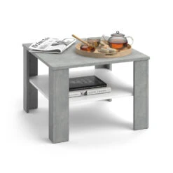 Couchtisch "Homer" Beton/Weiß 60 X 42 Cm Vicco -Möbel Store m1244 07 ol
