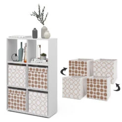 Raumteiler Weiß 72 X 108 Cm Mit 4 Faltboxen Opt.1 Vicco 15 Raumteiler Weiß 72 X 108 Cm Mit 4 Faltboxen Opt.1 Vicco -Möbel Store m1258 fb4679 07 ol