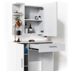 Schminktisch "Fynnia" Weiß 80.2 Cm Mit Hocker Vicco -Möbel Store m1267 hw 06 ol