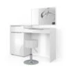 Schminktisch "Lilli" Weiß Hochglanz 135 Cm Mit Hocker Vicco -Möbel Store m1347 hw 01 ol
