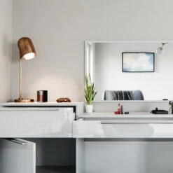 Schminktisch "Lilli" Weiß Hochglanz 135 Cm Mit Hocker Vicco 13 Schminktisch "Lilli" Weiß Hochglanz 135 Cm Mit Hocker Vicco -Möbel Store m1347 hw 05 ol