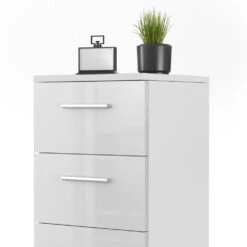 Nachttisch Weiß Hochglanz 38 X 66 Cm 2er Set Vicco 14 Nachttisch Weiß Hochglanz 38 X 66 Cm 2er Set Vicco -Möbel Store m1373 2er 06 ol