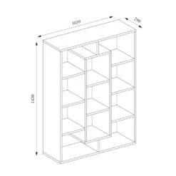 Raumteiler Weiß 103.9 X 143 Cm Vicco 12 Raumteiler Weiß 103.9 X 143 Cm Vicco -Möbel Store m1430 03 ol
