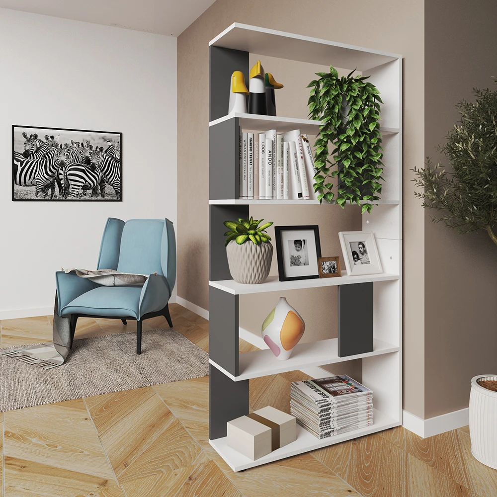 Raumteiler Anthrazit 80 X 163 Cm Vicco 6 Raumteiler Anthrazit 80 X 163 Cm Vicco – Bild 4