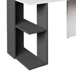 Schreibtisch "Theo" Weiß/Anthrazit Vicco -Möbel Store m1508 06 ol