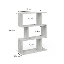 Raumteiler "Levio" Beton 70 X 100 Cm Vicco 11 Raumteiler "Levio" Beton 70 X 100 Cm Vicco -Möbel Store m1572 03 ol