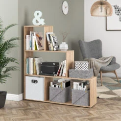 Treppenregal Sonoma 116 X 123 Cm Vicco -Möbel Store m1574 04 ol