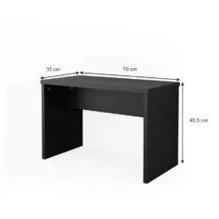 Sitzbank Schwarz 70 Cm Für Schminktisch Vicco -Möbel Store m1621 03 ol