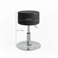 Hocker "Design" Schwarz 33 X 67 Cm Für Schminktisch Vicco 12 Hocker "Design" Schwarz 33 X 67 Cm Für Schminktisch Vicco -Möbel Store m1632 03 ol