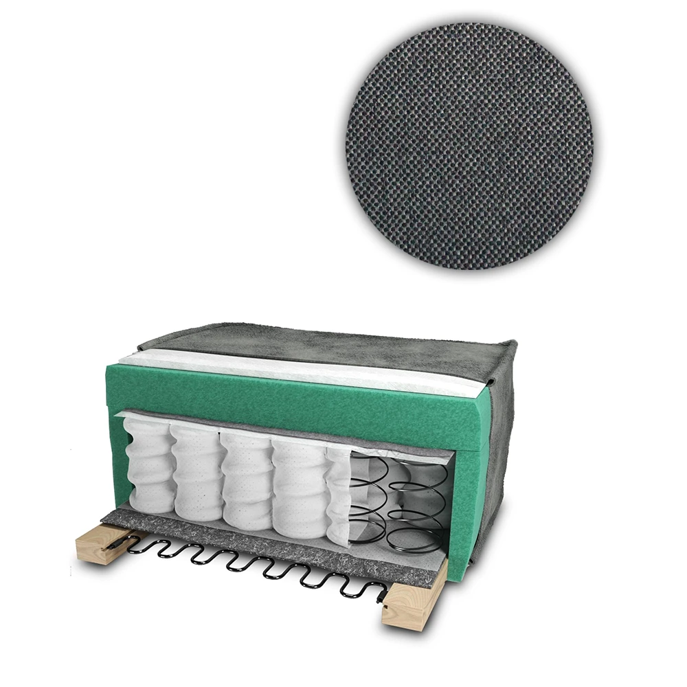 Sofa L Form "Milton" Grau 300 X 200 Cm Linke Ecke Vitalispa 6 Sofa L Form "Milton" Grau 300 X 200 Cm Linke Ecke Vitalispa – Bild 4