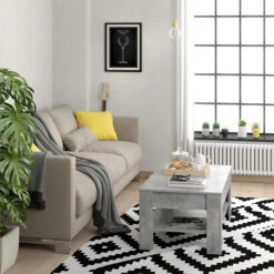 Couchtisch "Milan" Beton 110 X 48 Cm Vicco 12 Couchtisch "Milan" Beton 110 X 48 Cm Vicco -Möbel Store m1808 04 ol