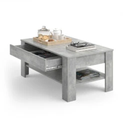 Couchtisch "Milan" Beton 110 X 48 Cm Vicco 14 Couchtisch "Milan" Beton 110 X 48 Cm Vicco -Möbel Store m1808 06 ol