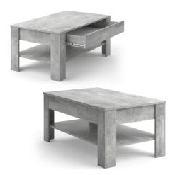 Couchtisch "Milan" Beton 110 X 48 Cm Vicco 15 Couchtisch "Milan" Beton 110 X 48 Cm Vicco -Möbel Store m1808 07 ol