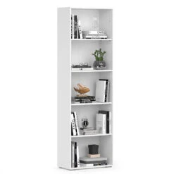 Bücherregal "Easy" Weiß 60 X 190 Cm XXL Vicco -Möbel Store m1833 07 ol