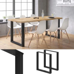 Tischbeine Schwarz 70 X 72 Cm Quadratisch Vicco 10 Tischbeine Schwarz 70 X 72 Cm Quadratisch Vicco -Möbel Store m1847 02 ol