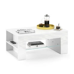 Couchtisch "Stelios" Weiß Hochglanz 100 X 42 Cm Vicco -Möbel Store m1928 07 ol