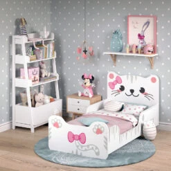 Kinderbett "Izzy" Weiß 80x160 Cm Ohne Matratze Vitalispa -Möbel Store m1964 04 ol