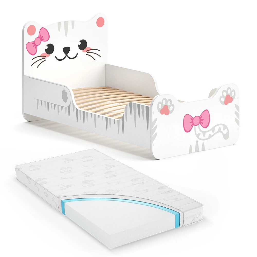 Kinderbett "Izzy" Weiß 80x160 Cm Mit Matratze Vitalispa 3 Kinderbett "Izzy" Weiß 80x160 Cm Mit Matratze Vitalispa