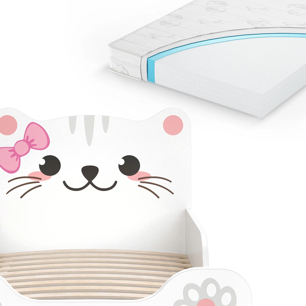 Kinderbett "Izzy" Weiß 80x160 Cm Mit Matratze Vitalispa 8 Kinderbett "Izzy" Weiß 80x160 Cm Mit Matratze Vitalispa – Bild 6