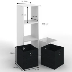 Raumteiler "Hylda" Weiß 29 X 83 Cm Vicco -Möbel Store m2034 03 ol