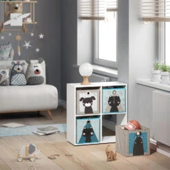 Faltbox 30x30 Grau/Blau 30 X 30 Cm 2er Set Vicco -Möbel Store m2049 04 ol