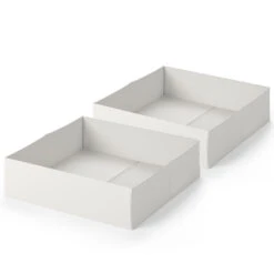 Faltbox Schublade Weiß 99.2 X 93.2 Cm 2er Set Vitalispa