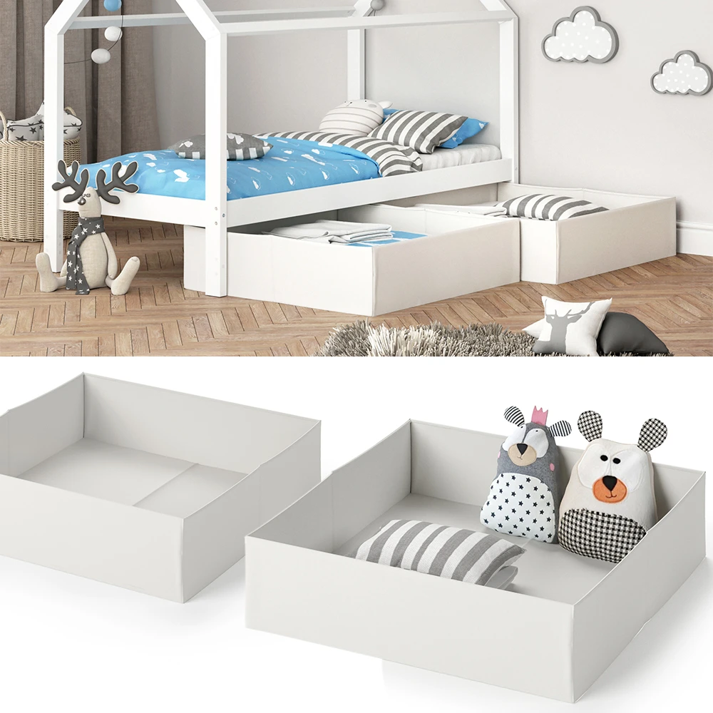 Faltbox Schublade Weiß 99.2 X 93.2 Cm 2er Set Vitalispa 4 Faltbox Schublade Weiß 99.2 X 93.2 Cm 2er Set Vitalispa – Bild 2