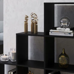 Treppenregal Schwarz 142,5 X 143 Cm Vicco 14 Treppenregal Schwarz 142,5 X 143 Cm Vicco -Möbel Store m2057 05 ol