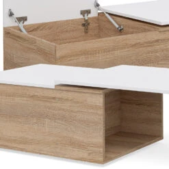 Couchtisch "Leo" Sonoma/Weiß 154 X 38 Cm Vicco -Möbel Store m2070 06 ol