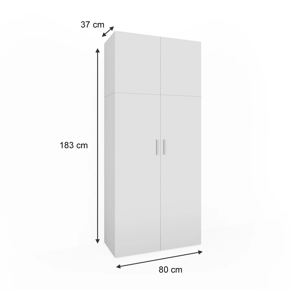 Aktenregal "Ingo" Weiß/Anthrazit 80 X 183 Cm Vicco 5 Aktenregal "Ingo" Weiß/Anthrazit 80 X 183 Cm Vicco – Bild 3