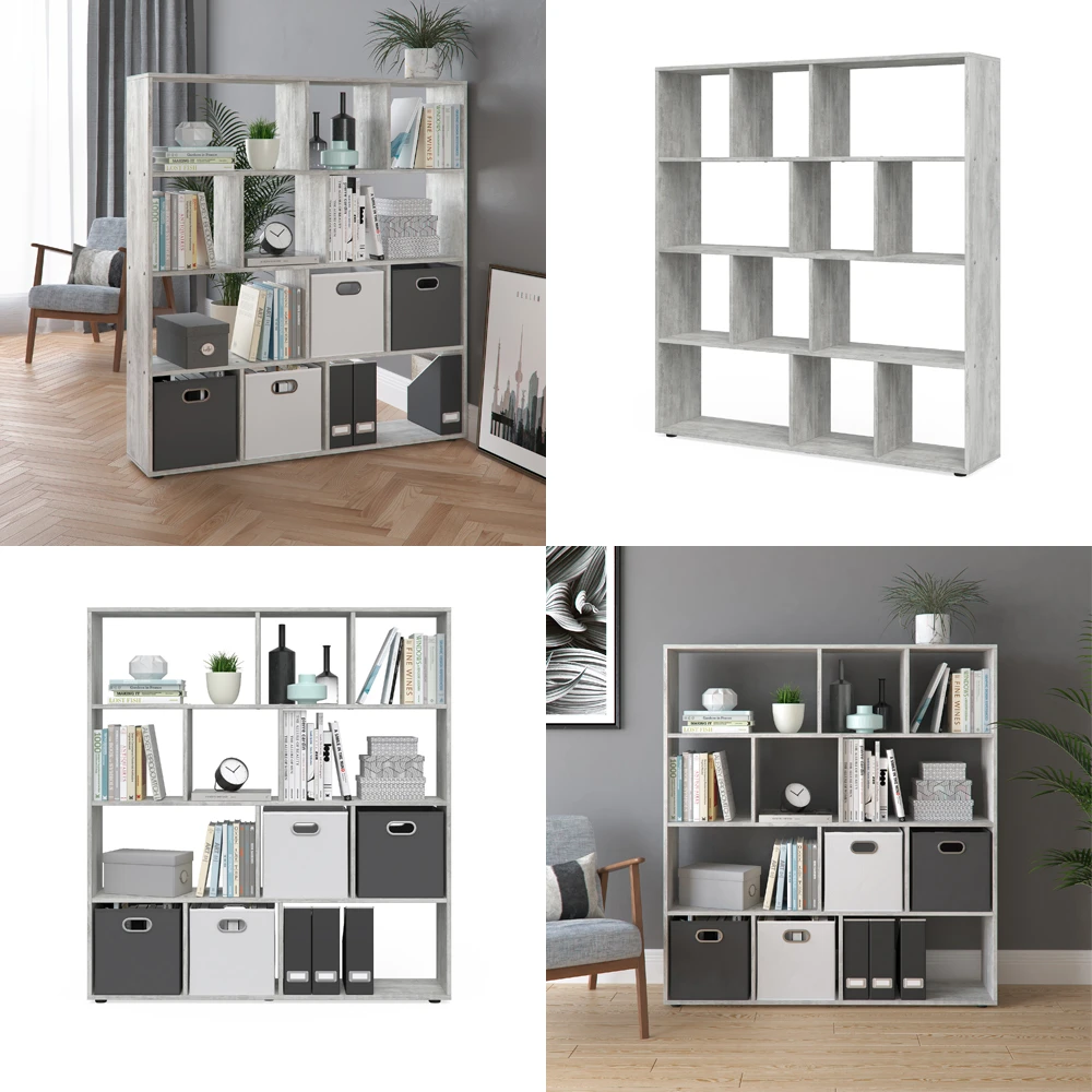 Raumteiler "Pilar" Beton 131.6 X 143 Cm Vicco 10 Raumteiler "Pilar" Beton 131.6 X 143 Cm Vicco – Bild 8