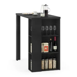 Bartisch "Noel" Schwarz 120 X 60 Cm Vicco 16 Bartisch "Noel" Schwarz 120 X 60 Cm Vicco -Möbel Store m2209 07 ol