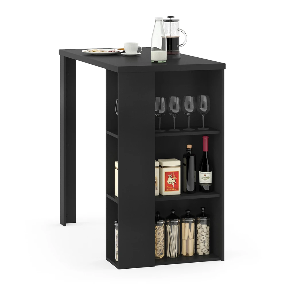 Bartisch "Noel" Schwarz 120 X 60 Cm Vicco 9 Bartisch "Noel" Schwarz 120 X 60 Cm Vicco – Bild 7