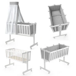 Babybett Weiß Vitalispa -Möbel Store m2284 07