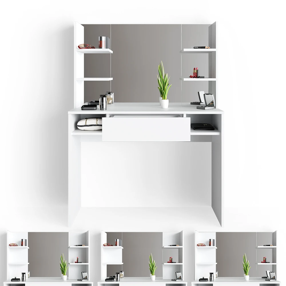 Schminktisch "Daenerys" Weiß 100 Cm Vicco 9 Schminktisch "Daenerys" Weiß 100 Cm Vicco – Bild 7