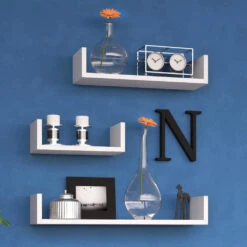 Wandregal Weiß 60 X 10 Cm 3er Set Vicco -Möbel Store m2471 05 ol