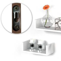 Wandregal Weiß 60 X 10 Cm 3er Set Vicco -Möbel Store m2471 06 ol