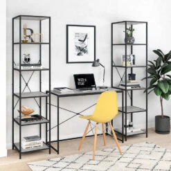 Raumteiler "Fyrk" Beton/Schwarz 40 X 174 Cm Vicco -Möbel Store m2514 04 new ol