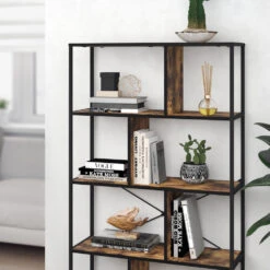 Raumteiler "Fyrk" Eiche Rustikal/Schwarz 80 X 146 Cm Vicco -Möbel Store m2518 05 ol