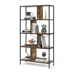 Raumteiler "Fyrk" Eiche Rustikal/Schwarz 80 X 146 Cm Vicco -Möbel Store m2518 07 ol