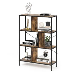 Raumteiler "Fyrk" Eiche Rustikal/Schwarz 80 X 113 Cm Vicco -Möbel Store m2519 07 ol