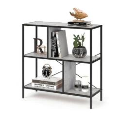 Raumteiler "Fyrk" Beton/Schwarz 80 X 79 Cm Vicco -Möbel Store m2524 07 ol