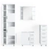 Badmöbel Set "Ilias" Weiß 4 Teile, Mit Hochschrank Vicco 1 Badmöbel Set "Ilias" Weiß 4 Teile, Mit Hochschrank Vicco -Möbel Store m2567 01 ol